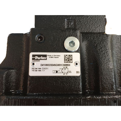 Parker Solenoid Valve D41VW020B4NGW91C99999 Silver And Black Cast Iron -20°C To +60°C  D1VW Series
