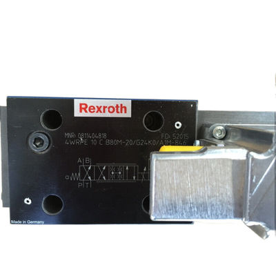 Plastic Machinery 4WRPE 10 C B80M-2XG24K0A1M-846  Solenoid Valve Combination For Precision Control